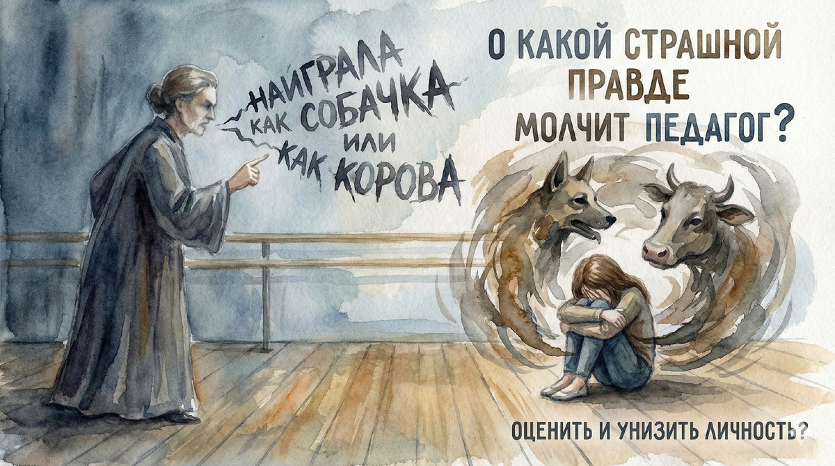 Наиграла как корова или как собачка: о какой страшной правде молчит педагог, который это произносит. Часть вторая